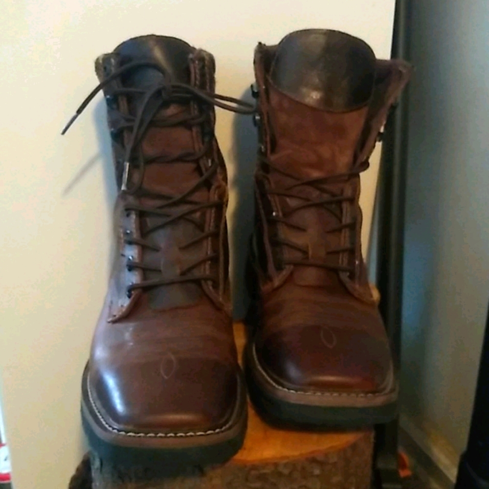 Justin Men's Workboots Stampede 10D